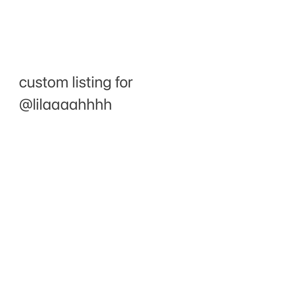 custom listing